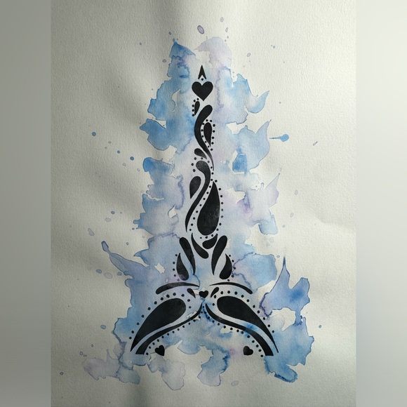 Three Original Eiffel Tower Watercolors!💕 - Picture 4 of 6